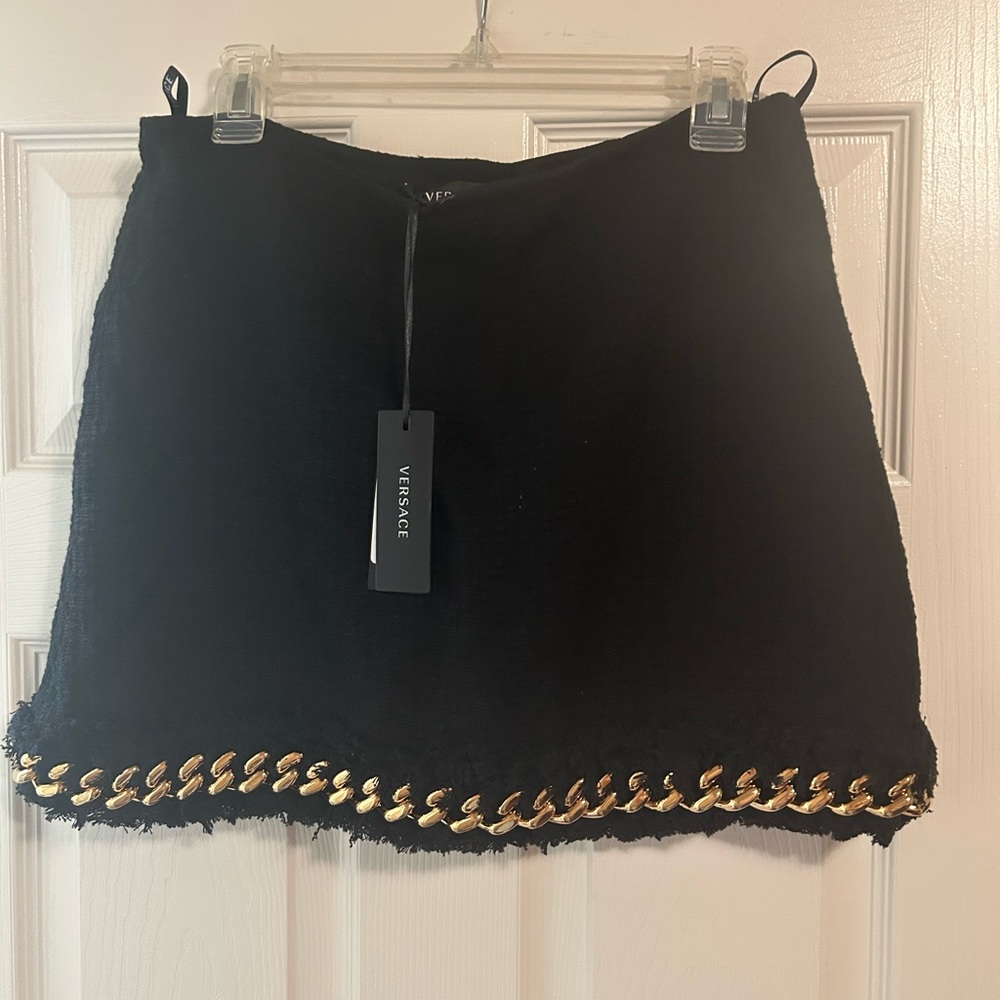 Versace gold chain mini skirt NWT - Picture 5 of 6